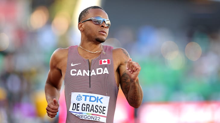 Athletics Canada on X: Andre De Grasse: Rising to the Occasion ⚡️  @De6rasse has most Olympic medals of any Canadian man and the most of any Canadian  athletics athlete. He is the