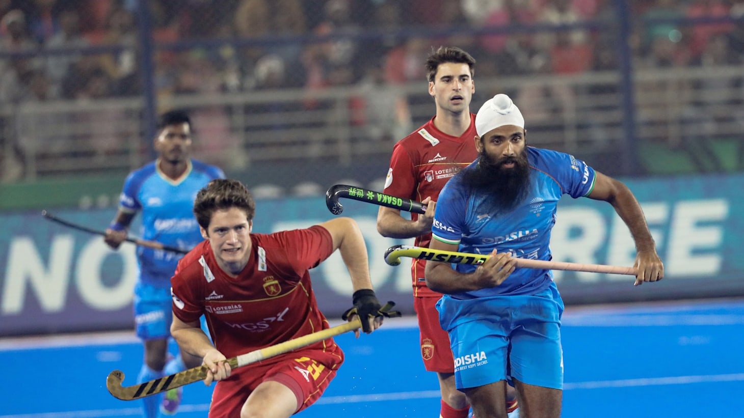 today hockey world cup match