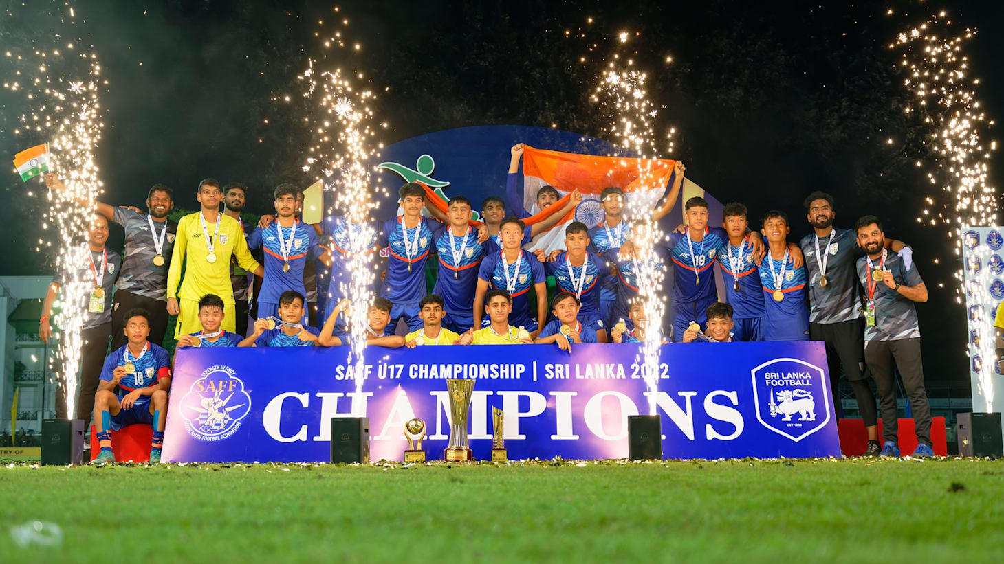 India beat Nepal to win record fourth SAFF U-17 Championship title