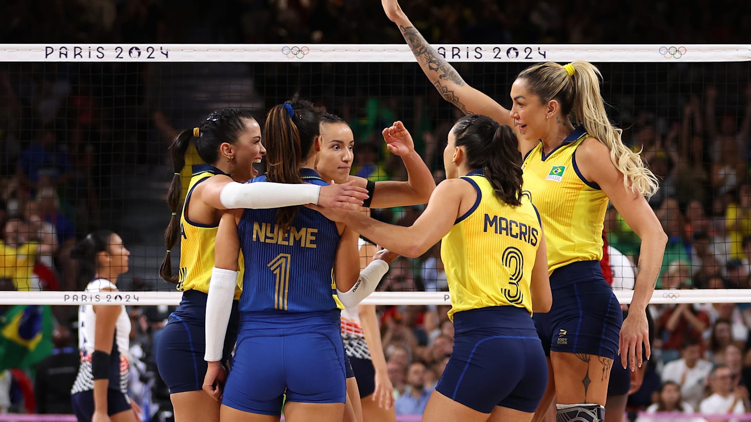 バレーボール女子準決勝ブラジルvsアメリカ丨放送予定一覧！テレビ・ネット中継・ライブ配信／パリ2024