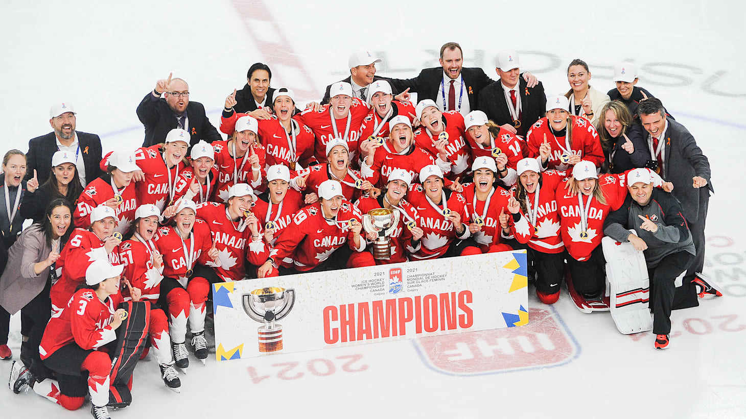 In a rematch of the 2018 Olympic final, Marie-Philip Poulin scored the golden goal in overtime to earn Canada its first world title over the USA since 2012 .