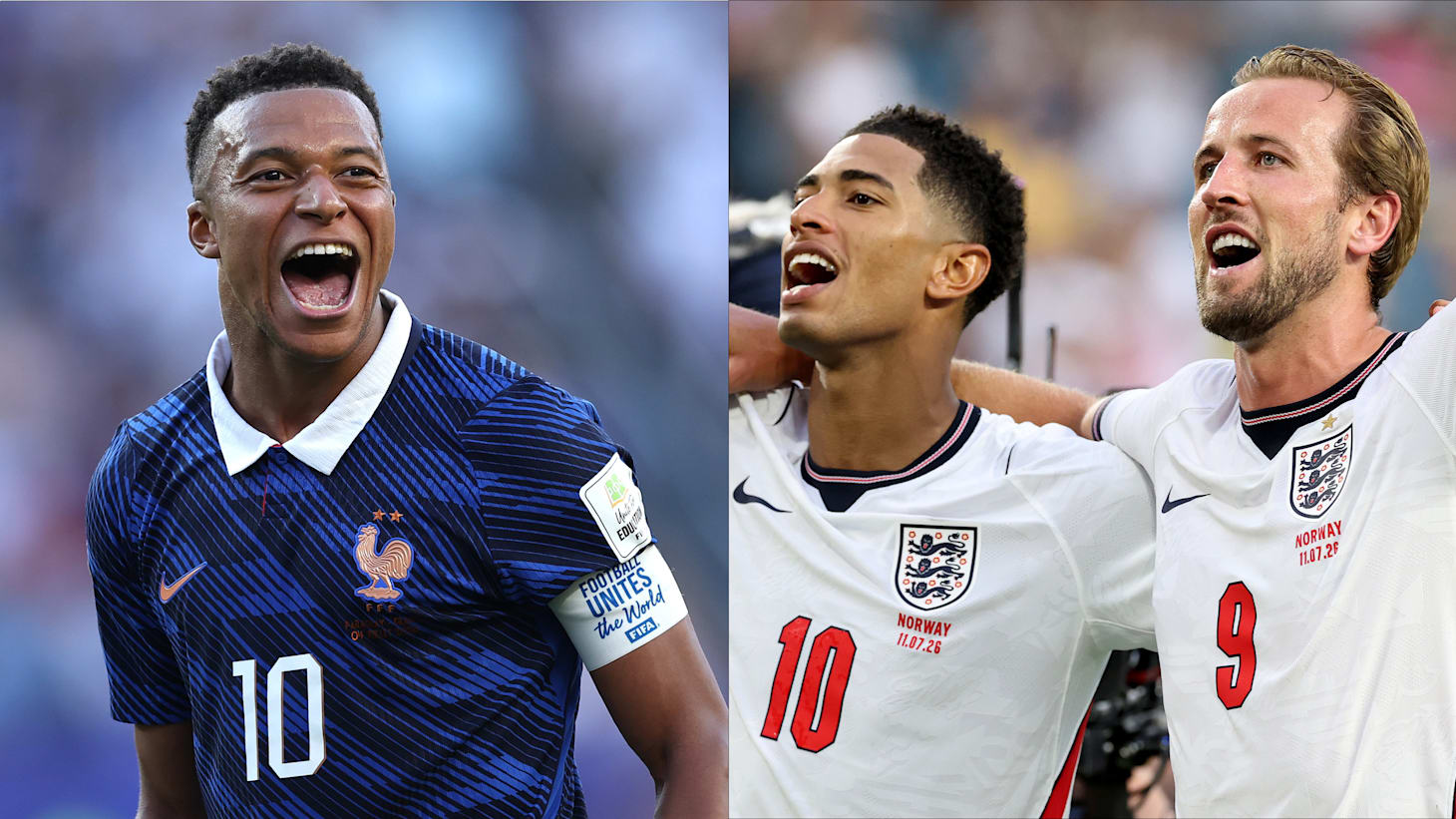 W杯2026・3位決定戦 フランス代表vsイングランド代表丨放送予定一覧
