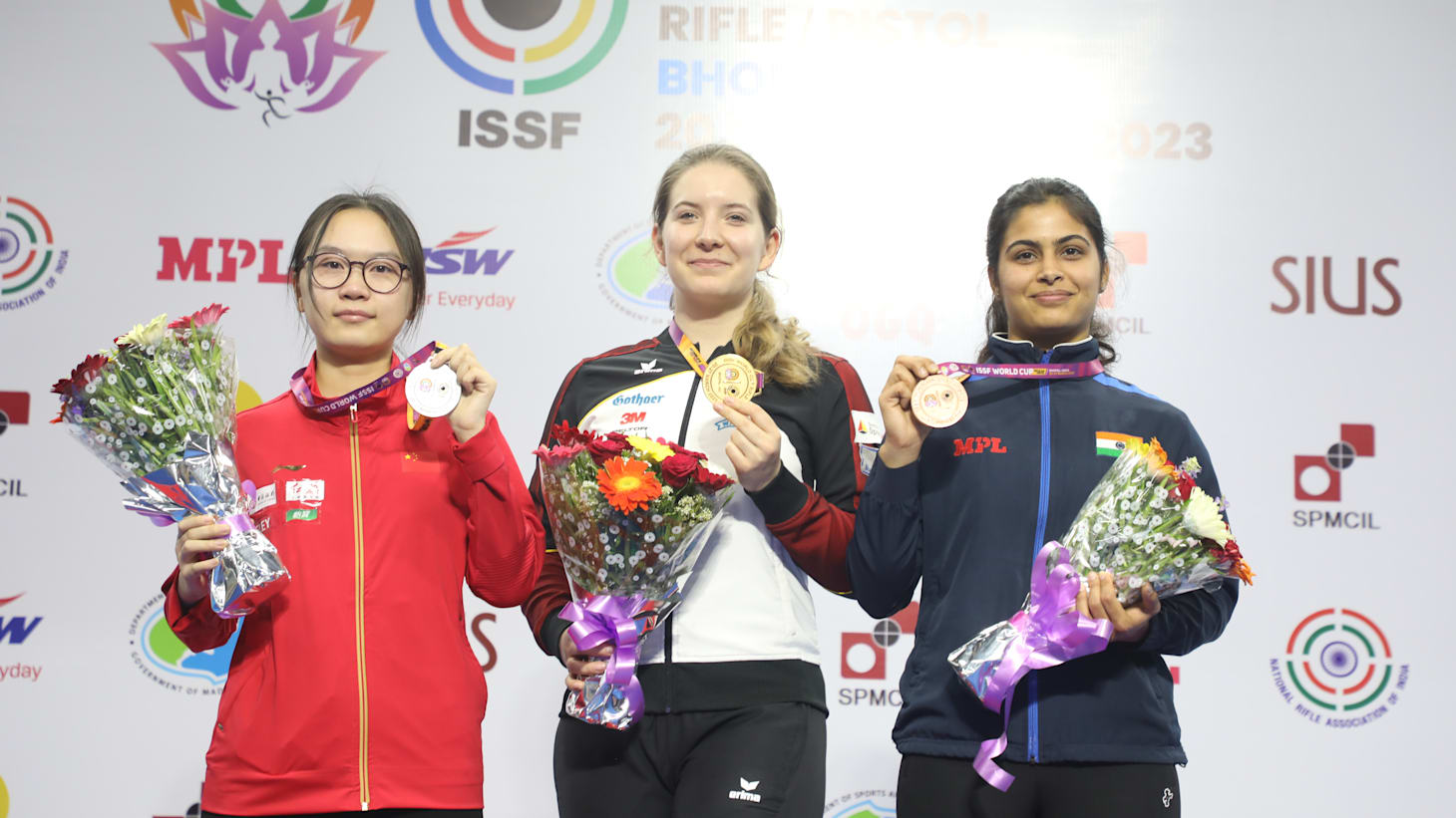 ISSF World Cup 2023 Bhopal shooting Manu Bhaker wins bronze