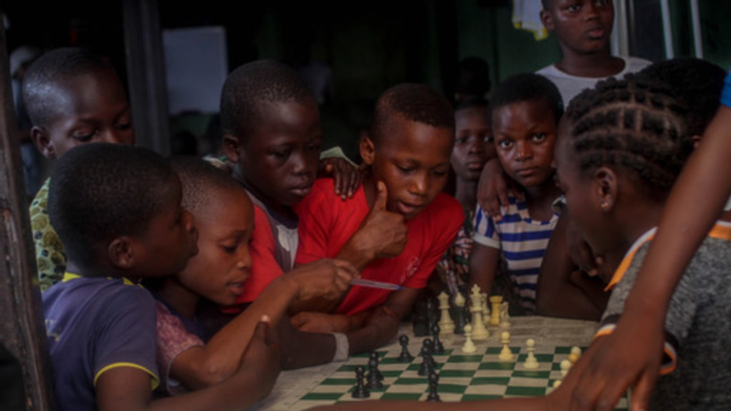 Kings of Lagos: children learn chess to seek escape from Nigeria's slums