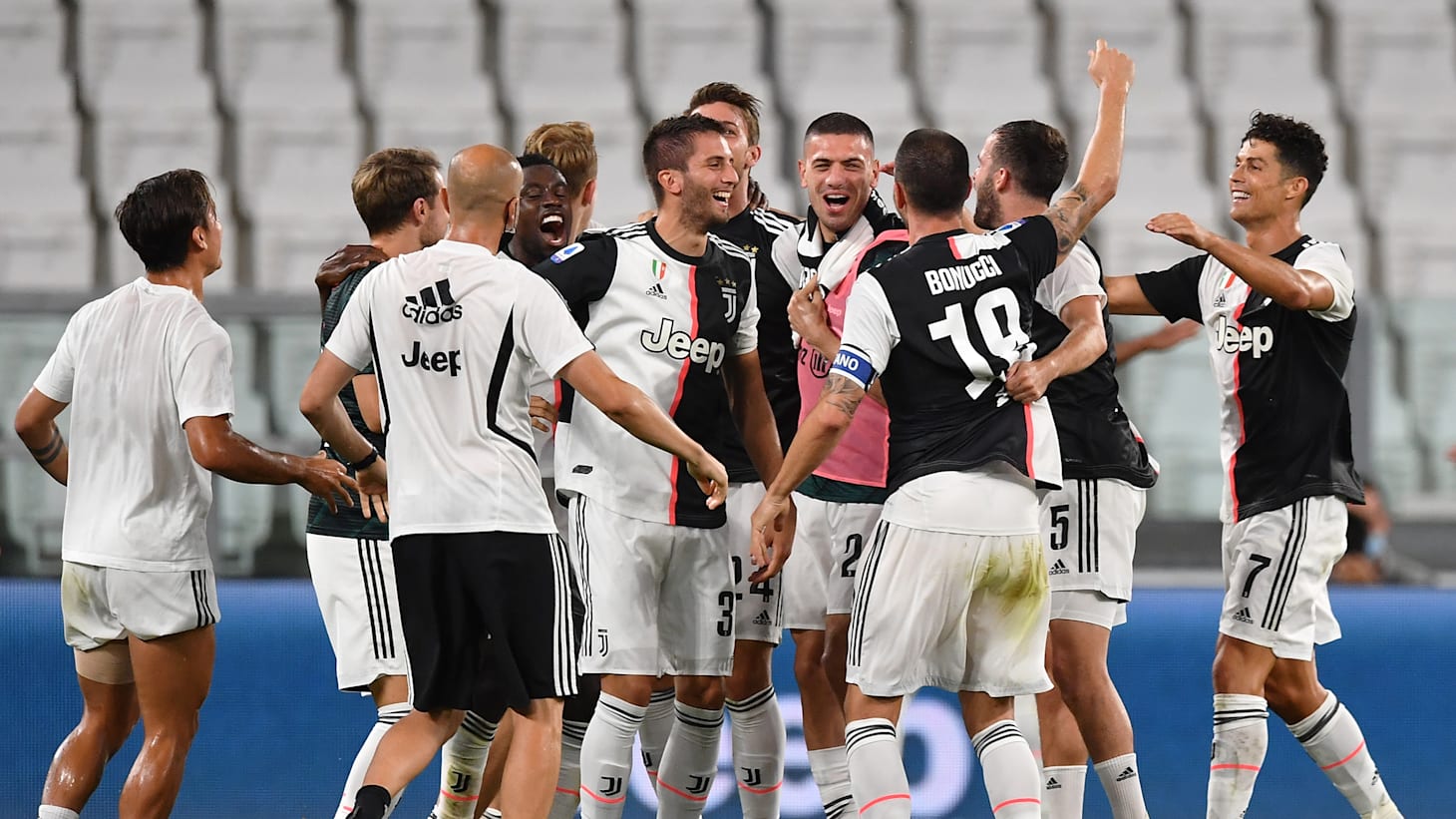 Cristiano Ronaldo scores as Juventus wins ninth straight Serie A title