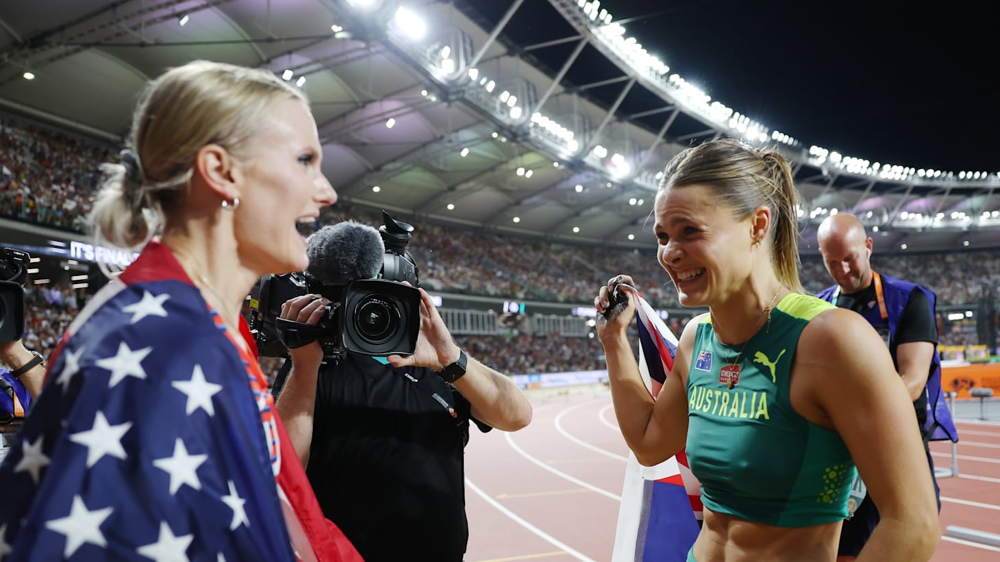 Athletics - Nina Kennedy & Katie Moon: How the world champion pole vaulters  decouple self-worth and success