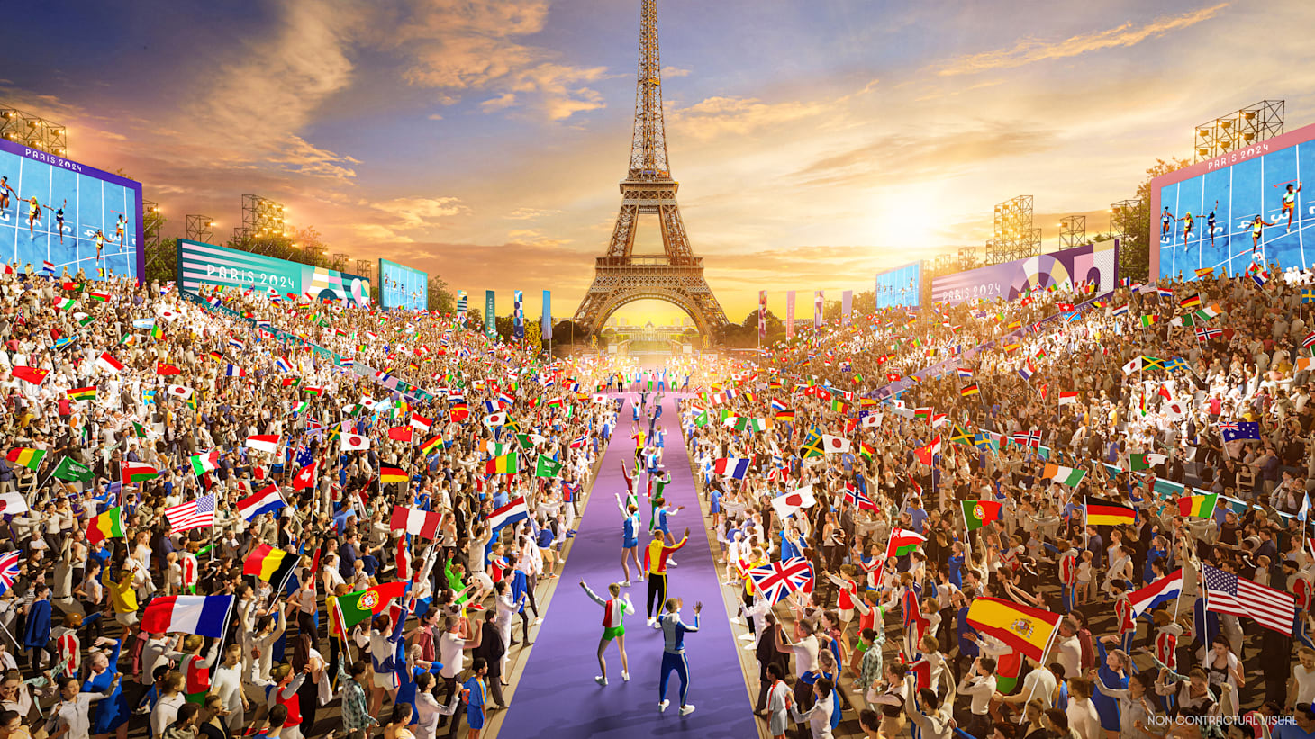 10 euros FRANCE 2021 - Jeux Olympiques Paris 2024™ - Passation de