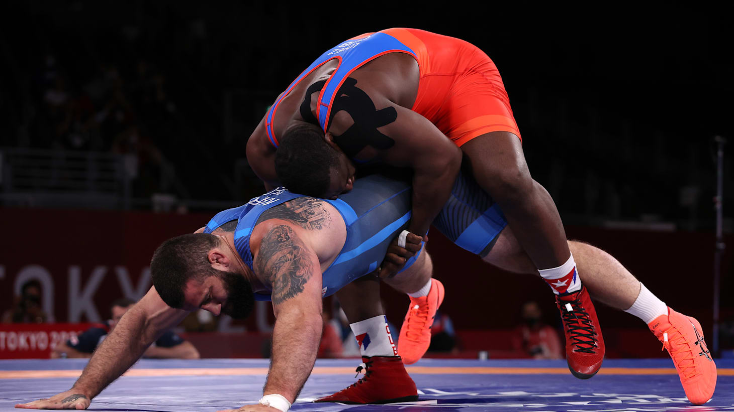 Freestyle Suplex Wrestling Move Suhine Just Wrestle Wrestle Wrestling