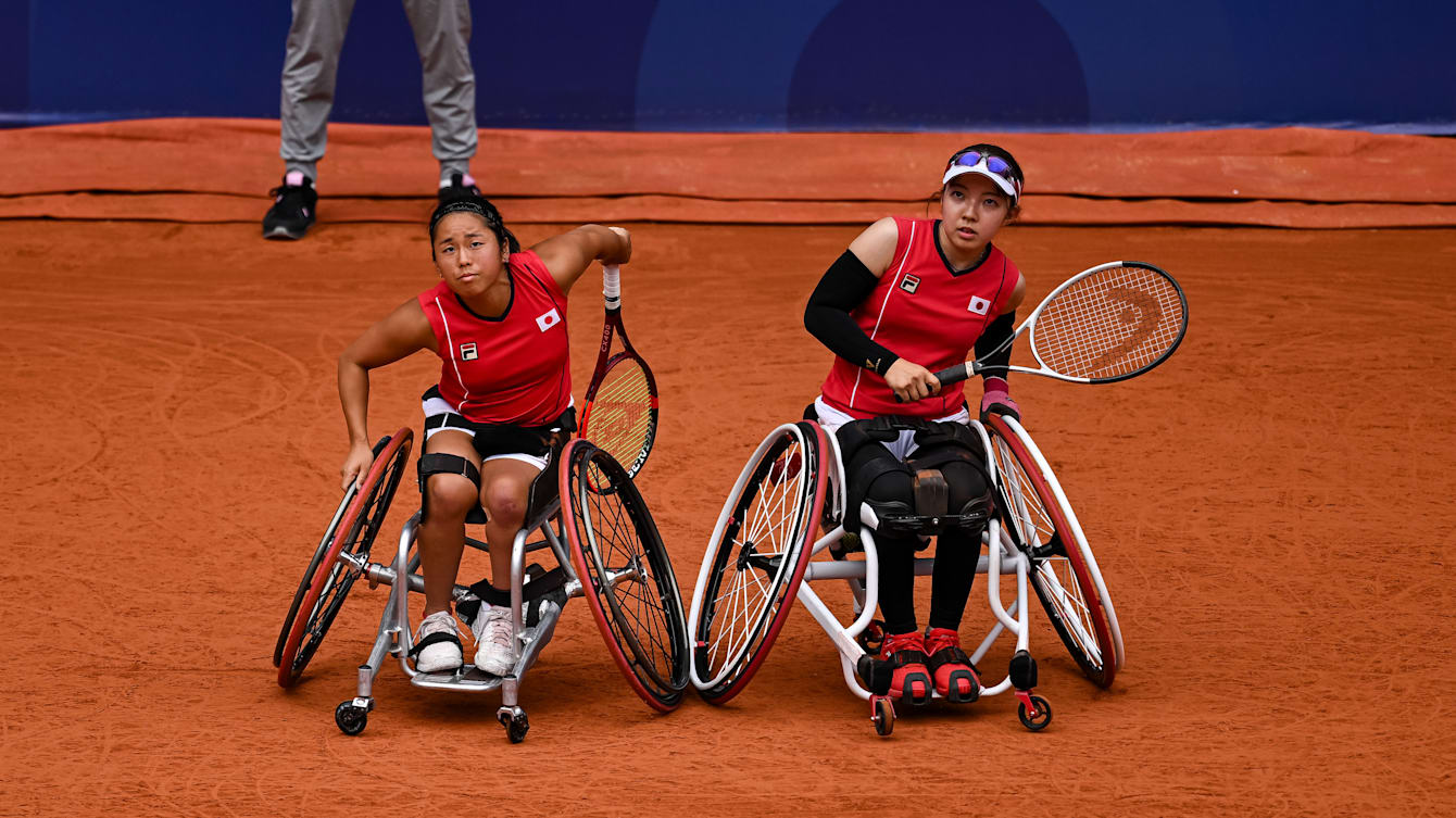 車いすテニス女子ダブルス、上地結衣&田中愛美が金！ オランダ勢以外で