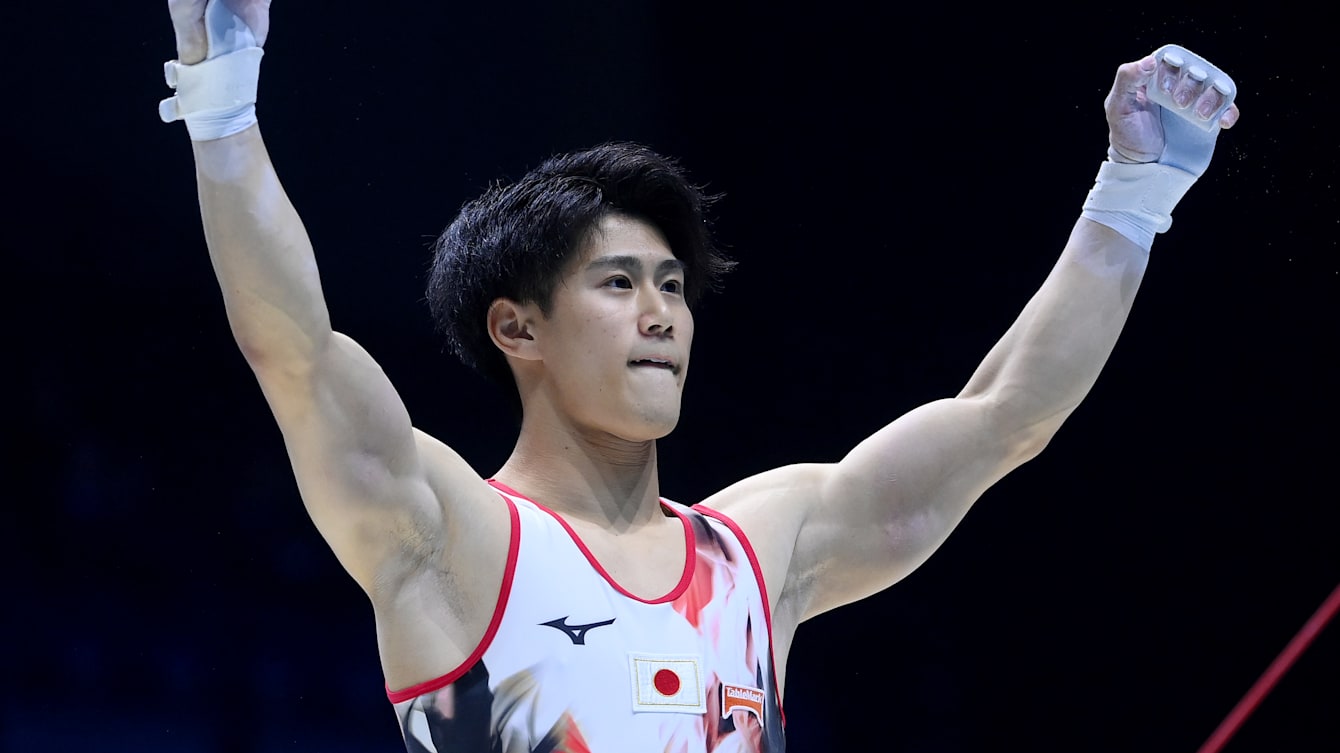 Gymnastics DTB-Pokal 2023 in Stuttgart: Hashimoto Daiki wins