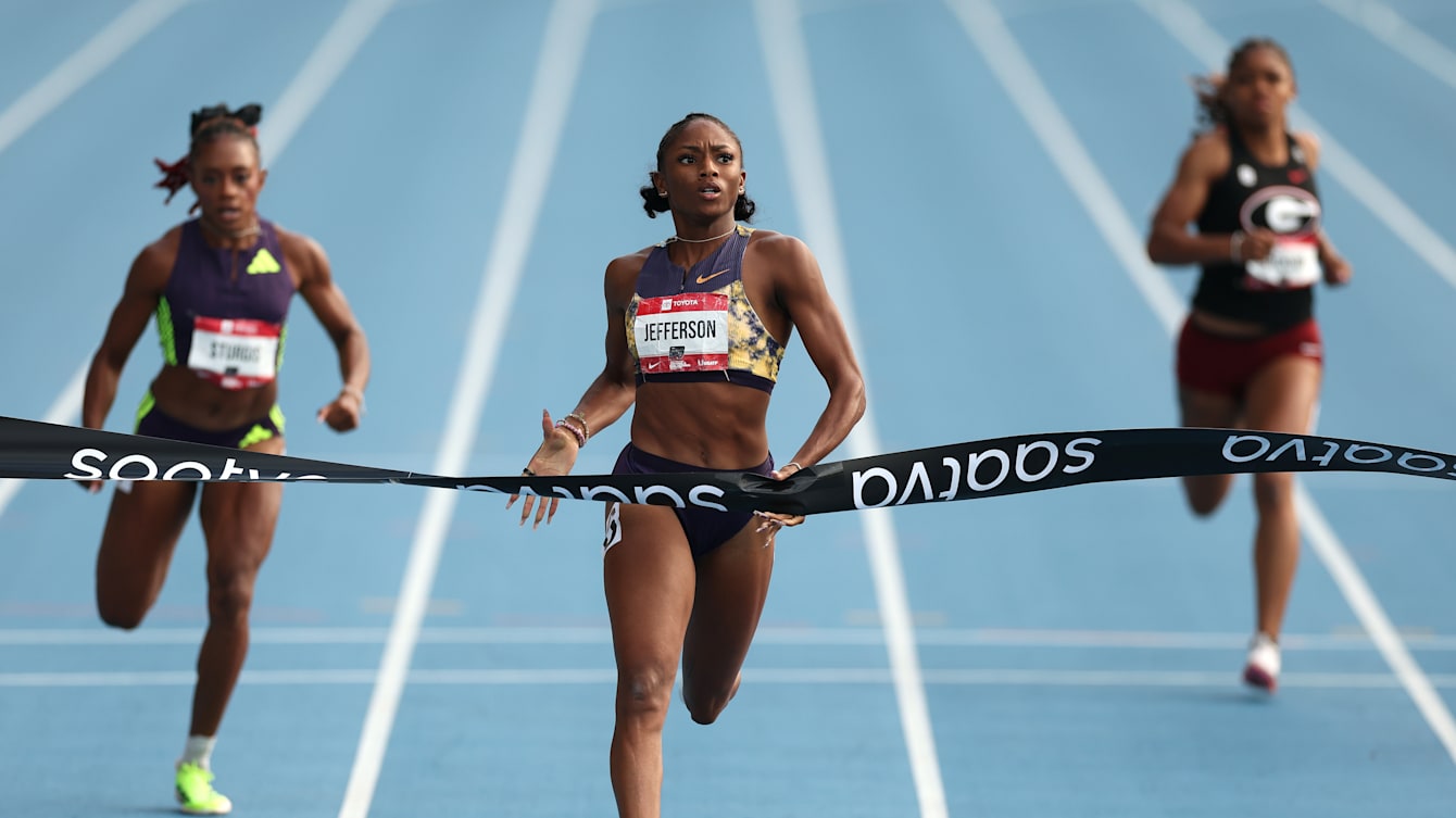 USA Track and Field Championships 2026: World champion Melissa Jefferson- Wooden cruises to title in 200m, runs season-best 21.69