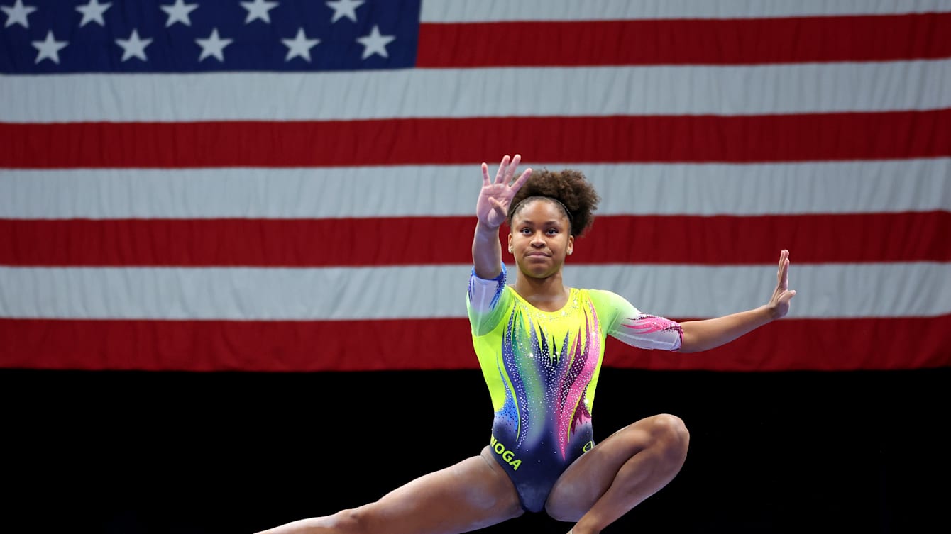 Rivera takes home junior women all-around gold at 2023 Winter Cup • USA  Gymnastics