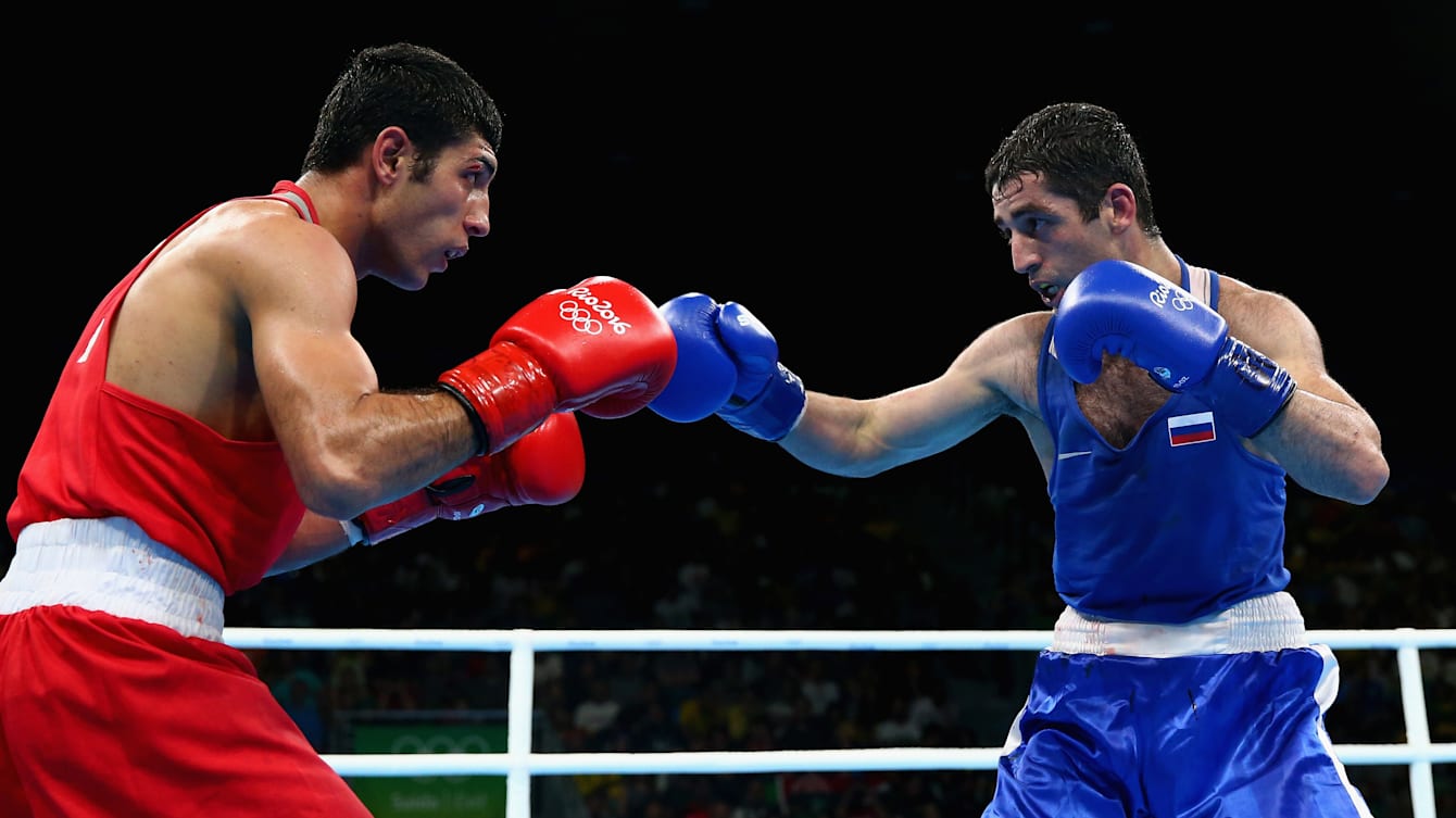 Olympic boxing sales gloves