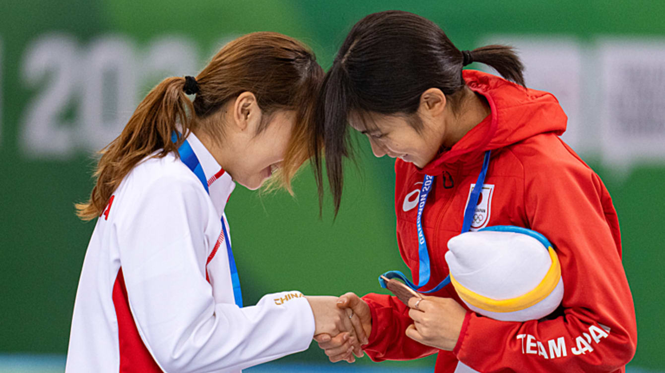 冬季長野オリンピック　大回転ポール旗 江原2024冬季ユースオリンピック1日目｜ショートトラック 井上暖