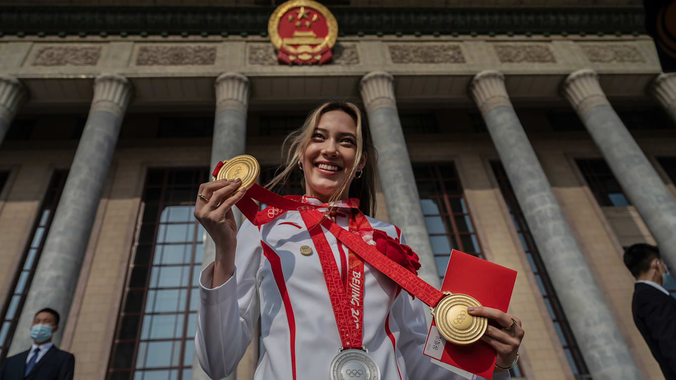 Poster-girl for Beijing 2022, Eileen Gu is a gold medal winner, scholastic  prodigy, a fashion darling