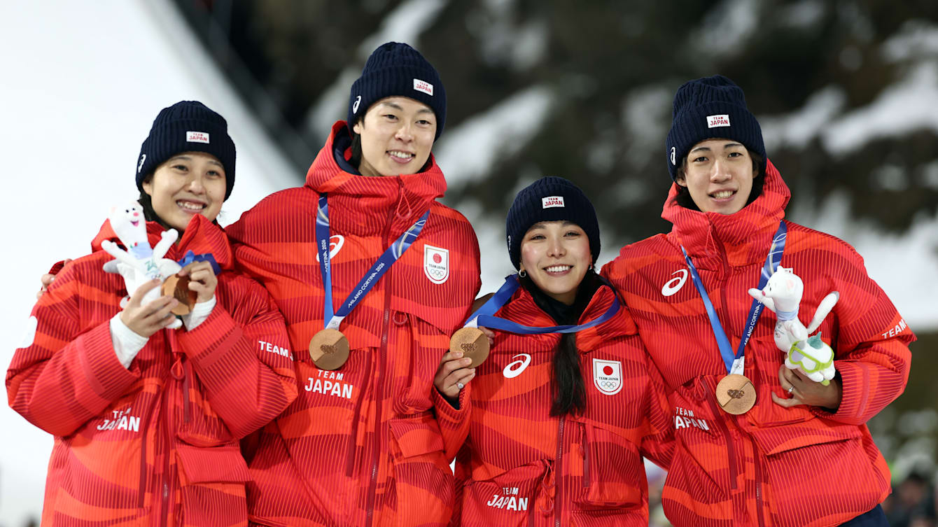 スキージャンプ混合団体 日本銅メダルを動画で振り返ろう