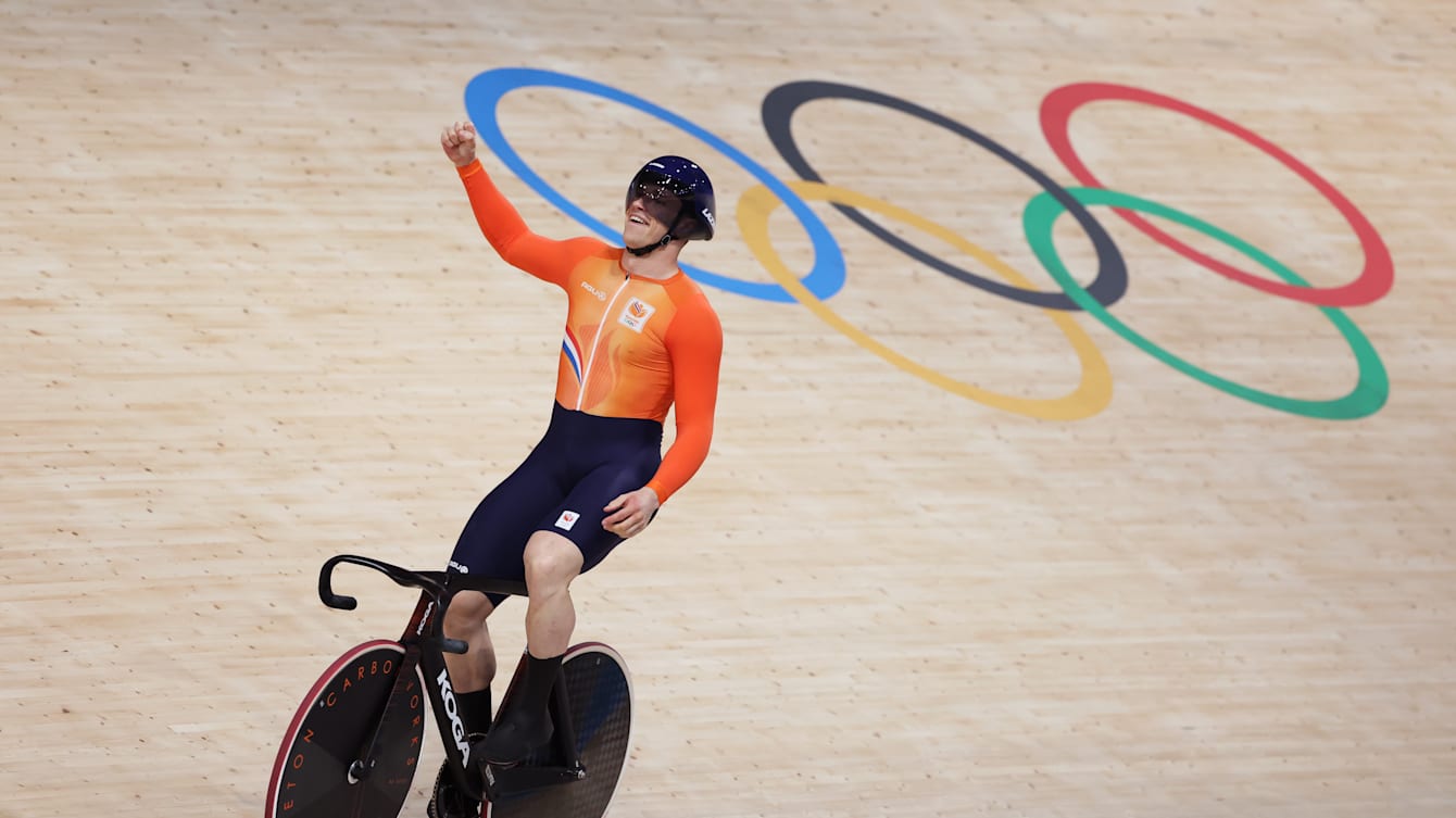 Paris 2024 track cycling All results as the Netherlands set world record to win gold in men s team sprint