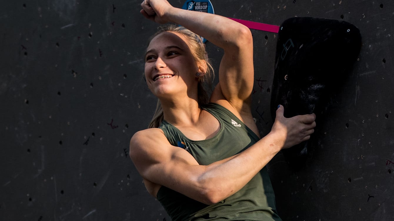 Janja Garnbret tops Lead qualifiers at Climbing World Cup in Chamonix