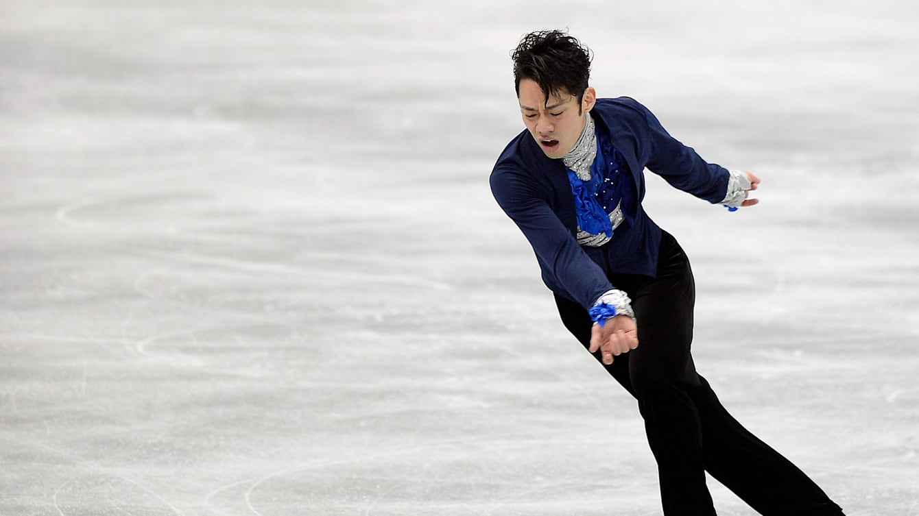 Daisuke Takahashi pairs up on the ice with Kana Muramoto