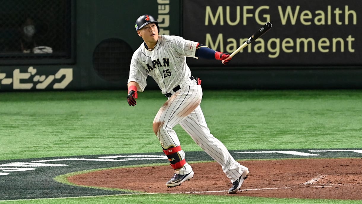 岡本和真が23年WBCイタリア戦で実際に打った二塁打ボール/大谷翔平・山本由伸 侍ジャパン、9-3でイタリアを破り準決勝へ…大谷翔平は5回途中2失点
