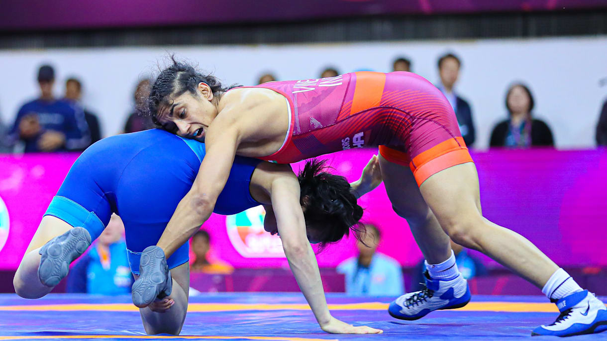 India's top female wrestlers are camping on the streets of New