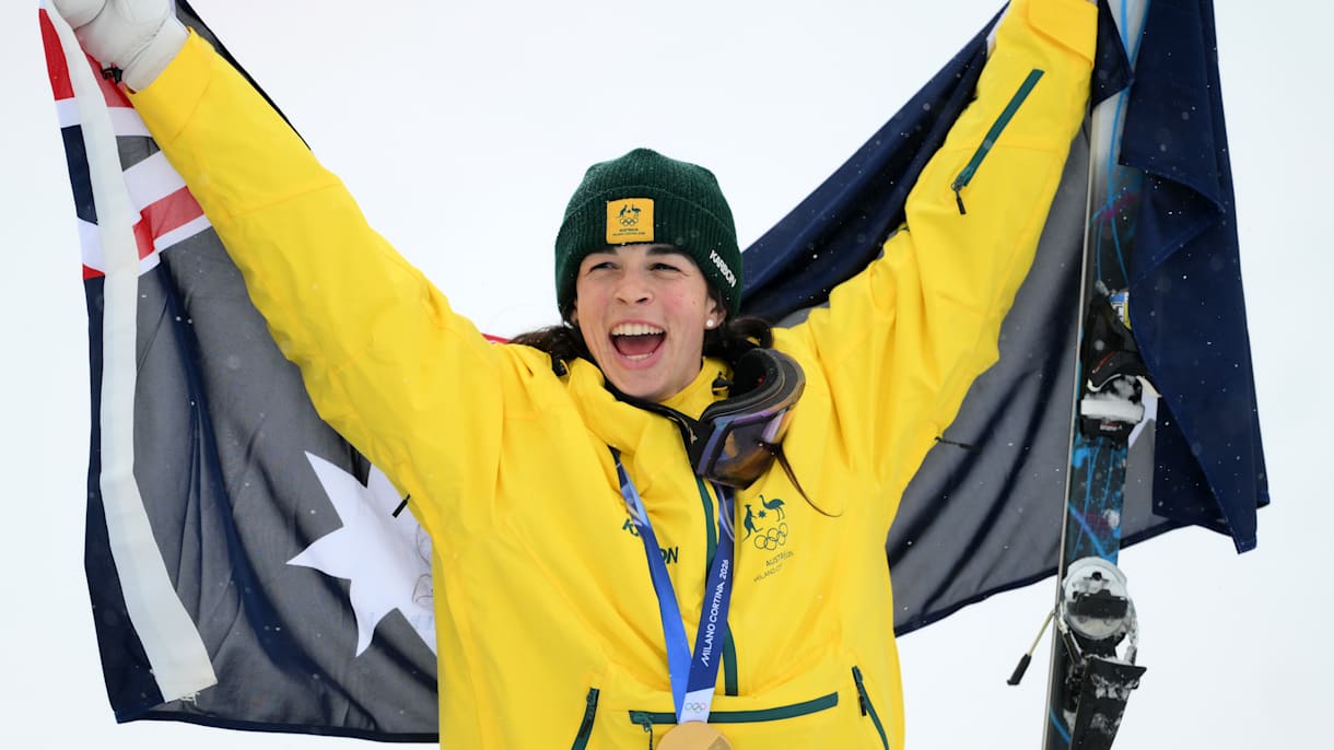 Winter Olympics 2026 freestyle skiing: Jakara Anthony becomes first ever dual  moguls Olympic champion