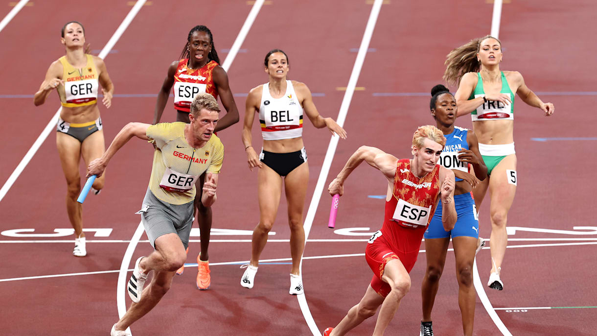 What is the new athletics mixed relay event? photo
