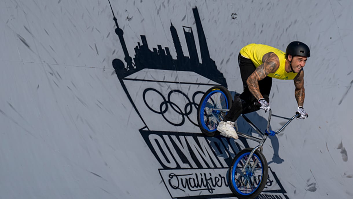 Olympic Qualifier Series Shanghai BMX Freestyle qualification 
