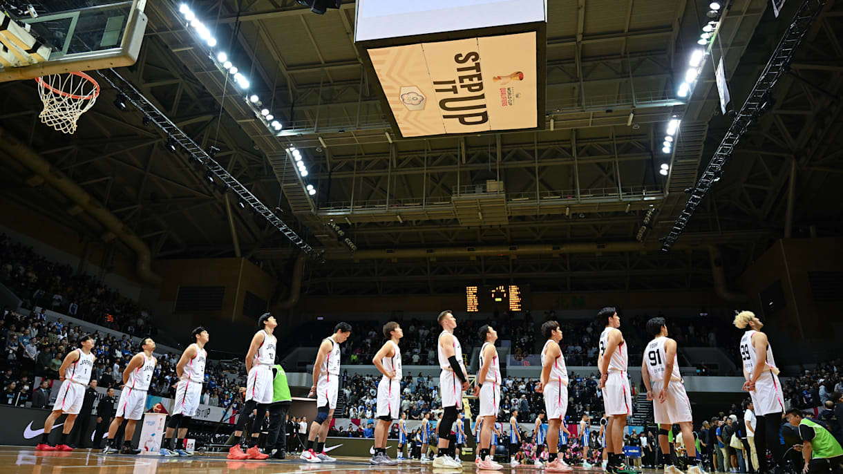 FIBAバスケットボール　ワールドカップ　日本代表 アジア地区予選 2/26(木) アリーナss  ベンチ向 FIBAバスケットボールワールドカップ2027アジア地区予選 特設サイト