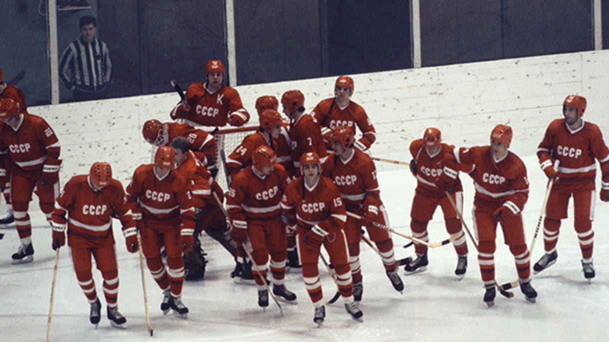 Russia CCCP 1980 Hockey Tank 