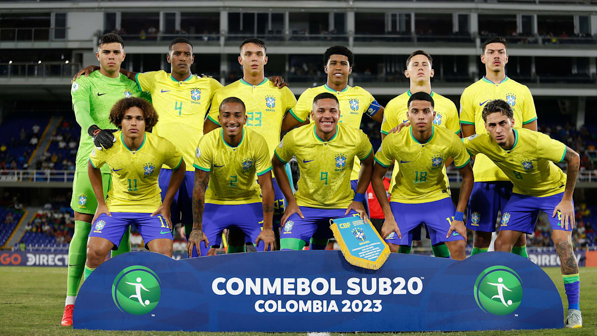 Brasil tropeça contra Colômbia e perde a ponta do Sul-Americano sub-20