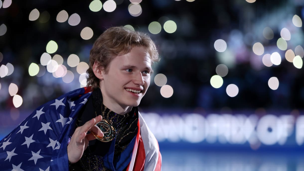Image for Ilia Malinin on making history with seven-quad skate: \