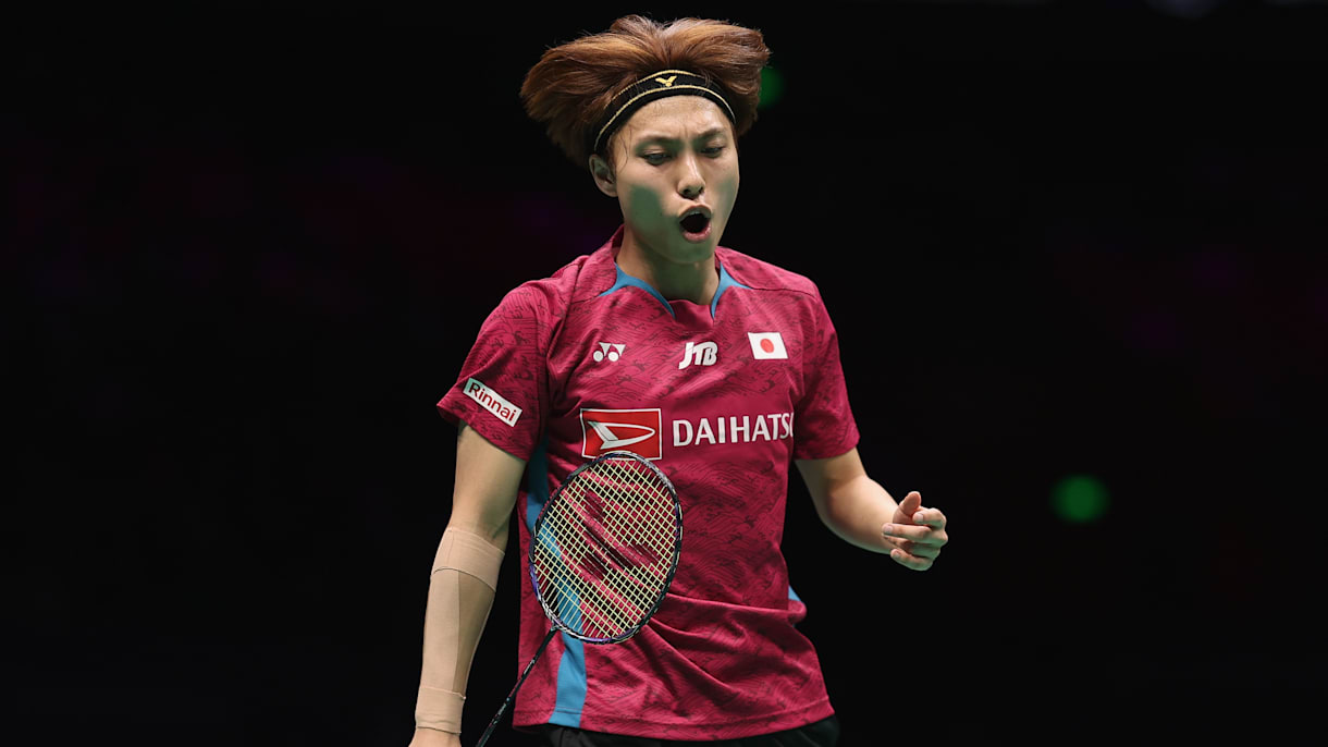 【XL】YONEX バドミントン ゲームシャツ 奈良岡功大 日本代表 2024 奈良岡功大：パリ2024オリンピックを「全力で楽しみたい」