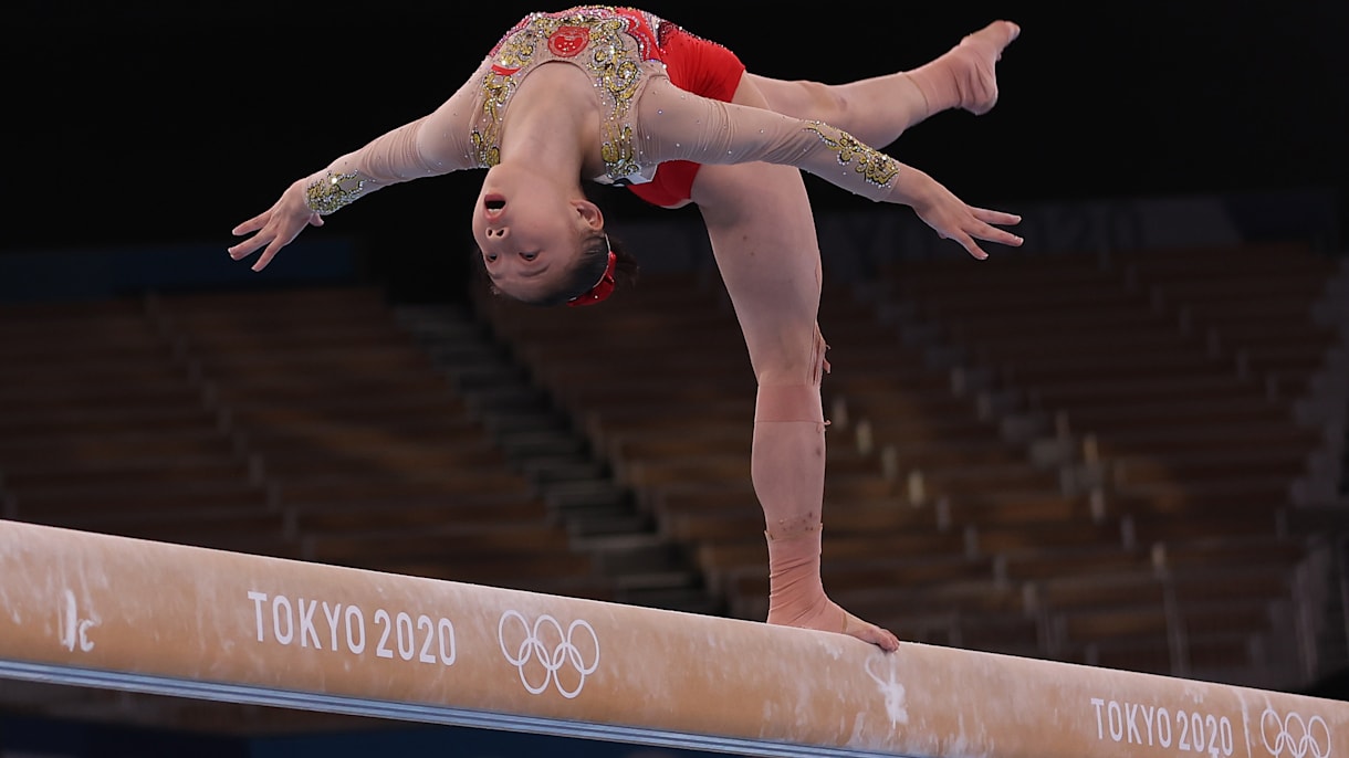 管晨辰が平均台で優勝し、中国がワンツーフィニッシュ