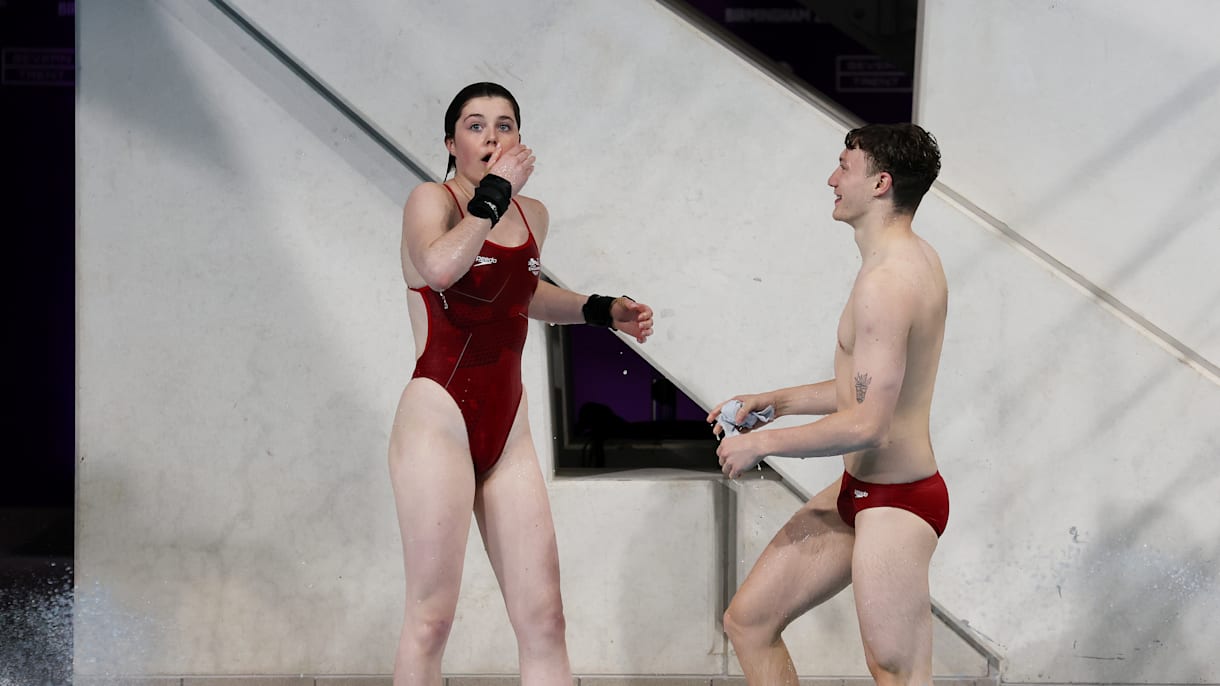 Commonwealth Games 2022: England win gold and silver in mixed 10m