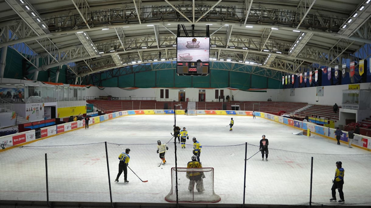 How Leh's iconic NDS Stadium fostering Ladakh's ice sports dreams