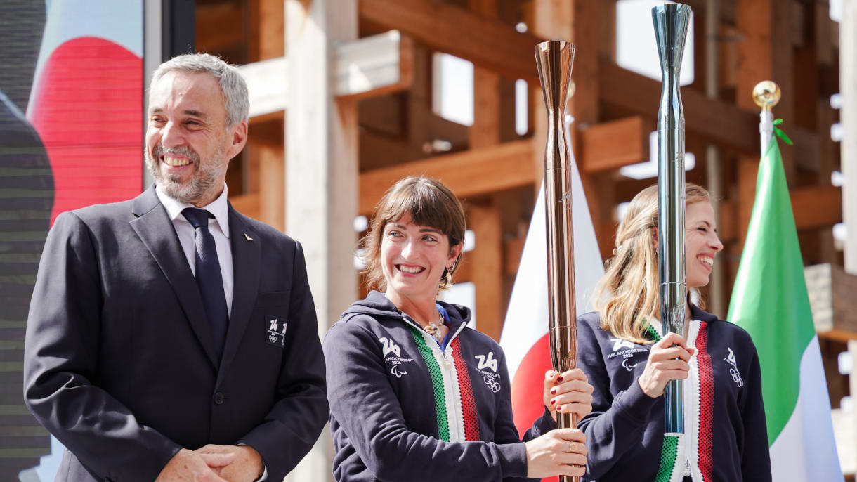 The Torches of Milano Cortina 2026 Take Center Stage at the Closing  Ceremony of Expo 2025 Osaka