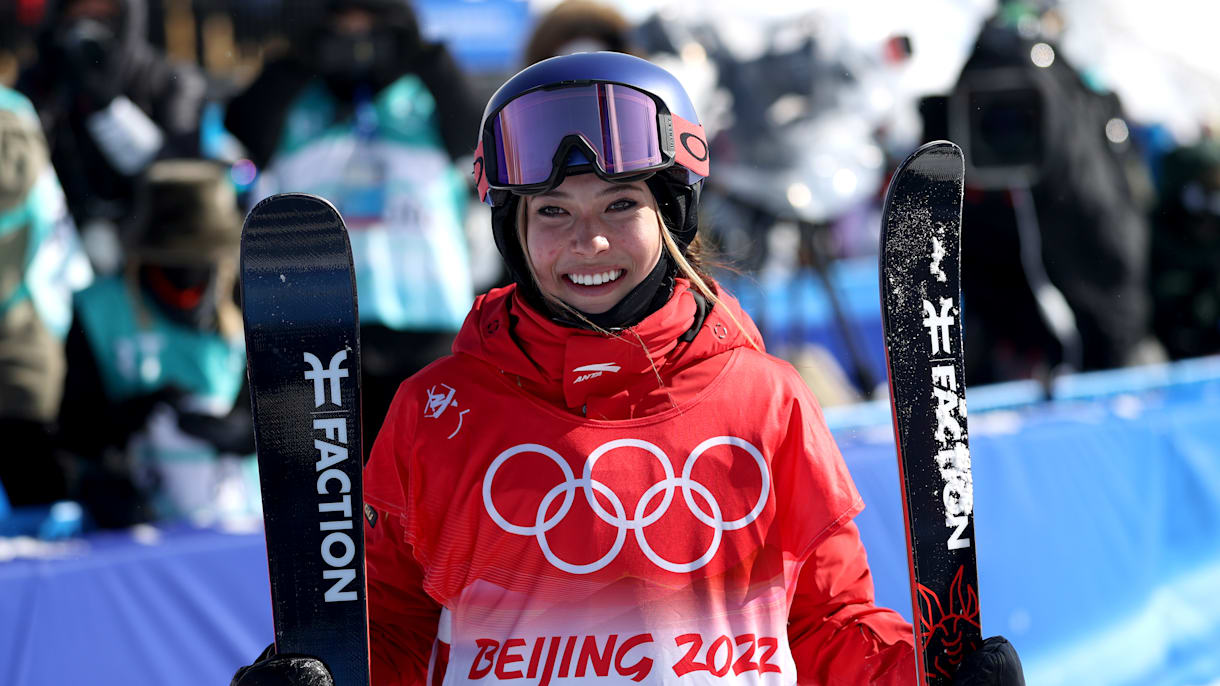 Freestyle skier Eileen Gu Ailing attends IWC event on August 1