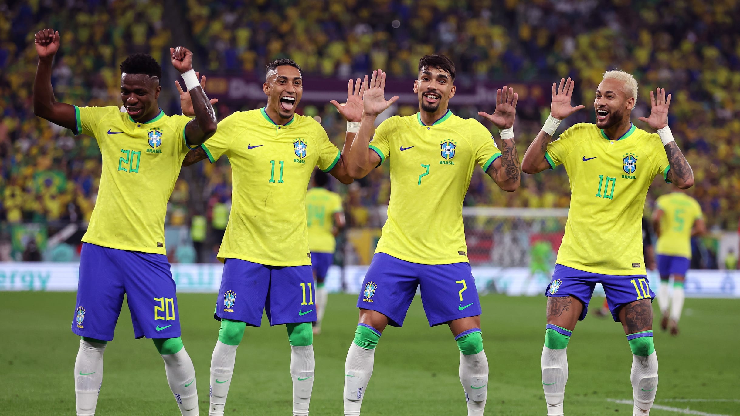 サッカー】カタールW杯R16：ブラジルが韓国を4-1で圧倒準々決勝進出