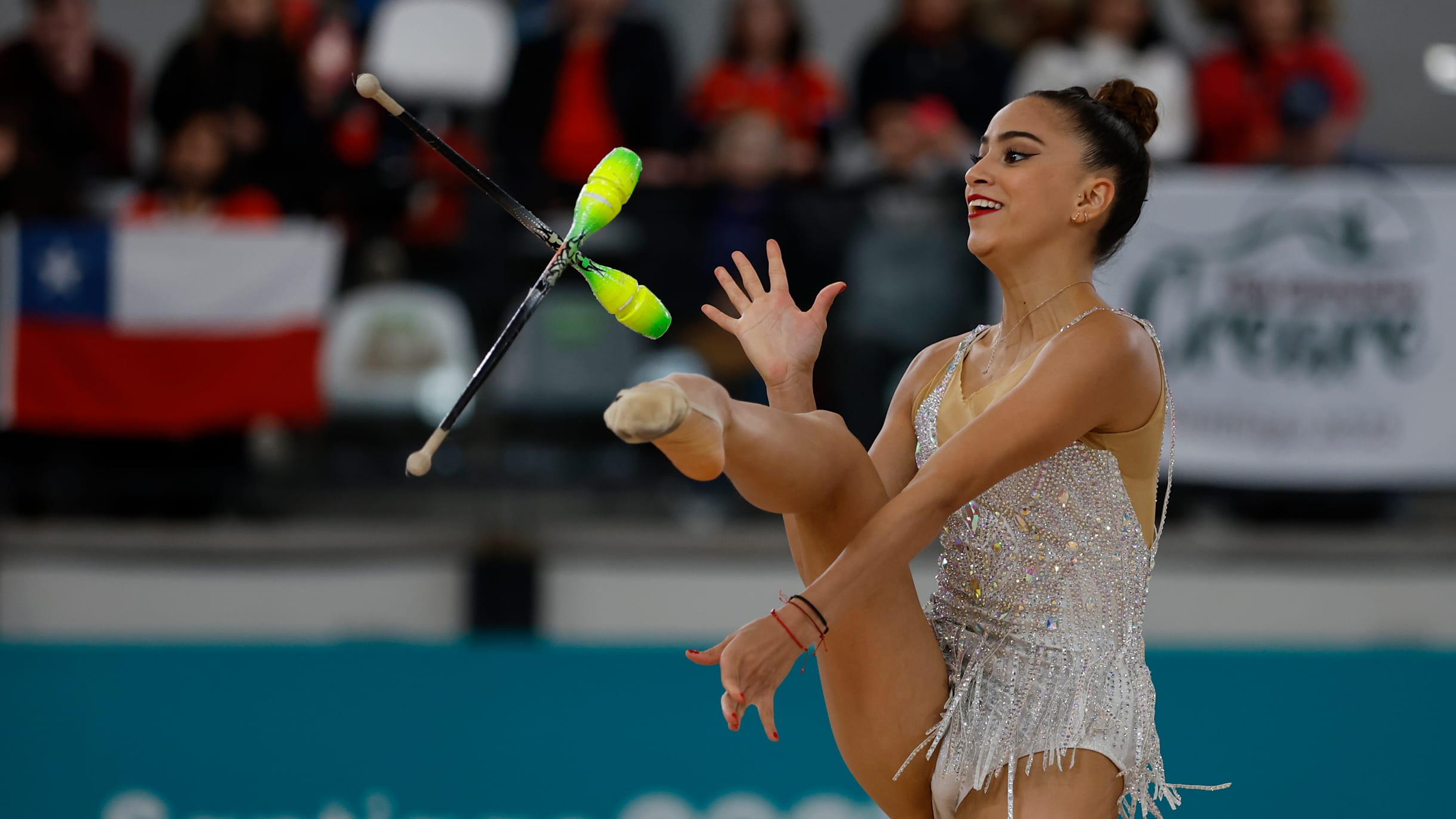 Marina Malpica quedó a un paso de obtener la cuota olímpica de gimnasia  rítmica en los Juegos Panamericanos 2023