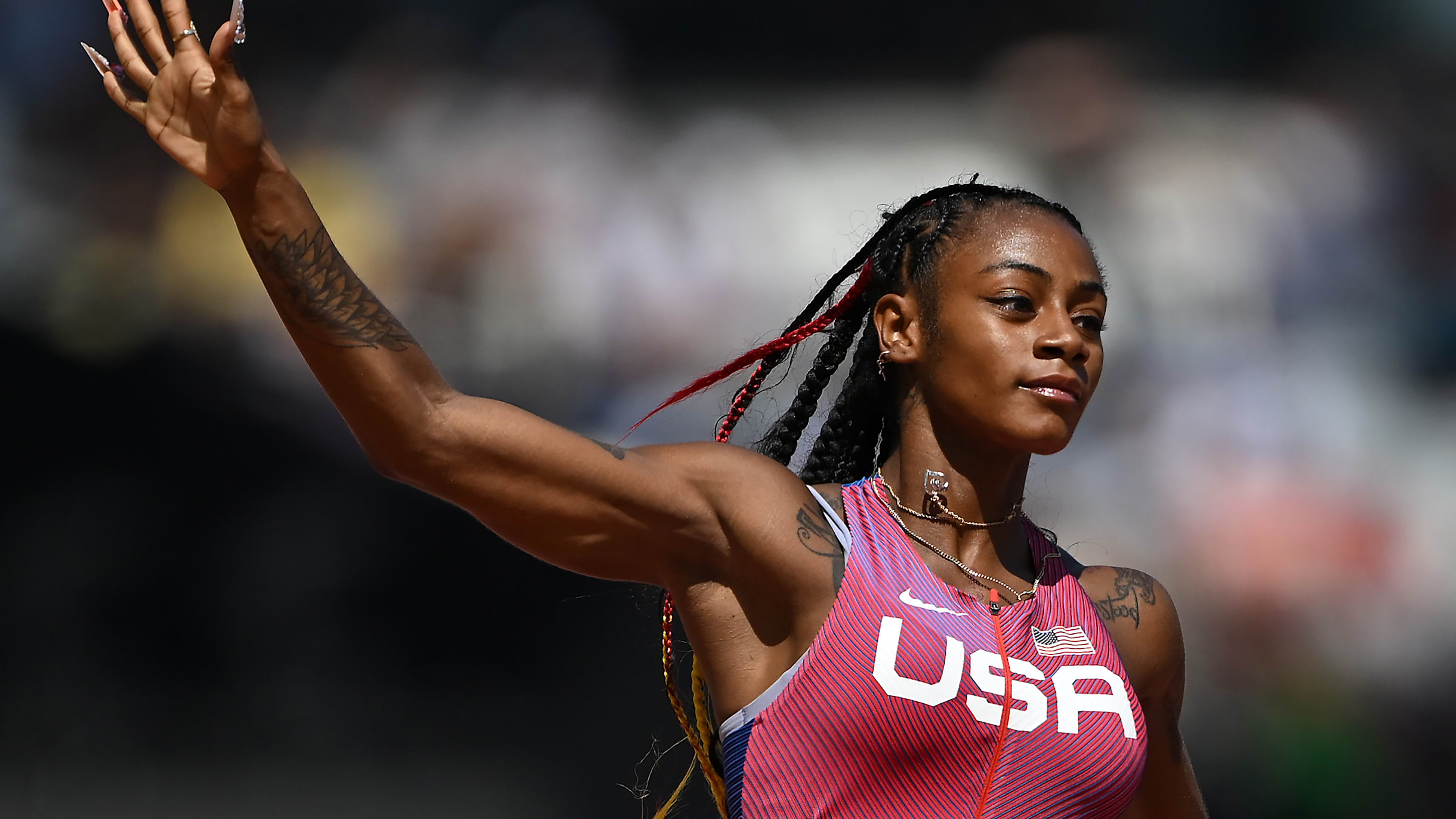 Sha'Carri Richardson wins 100, claims fastest woman in world title