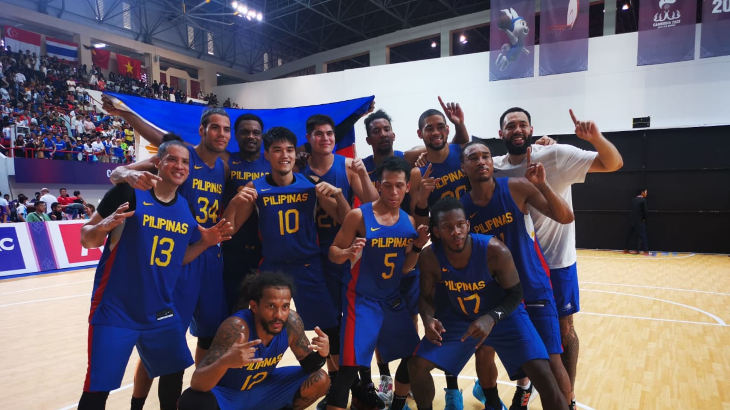 2023 SEA Games mens basketball Gilas Pilipinas defeat Cambodia 80-69 to win gold in thrilling final