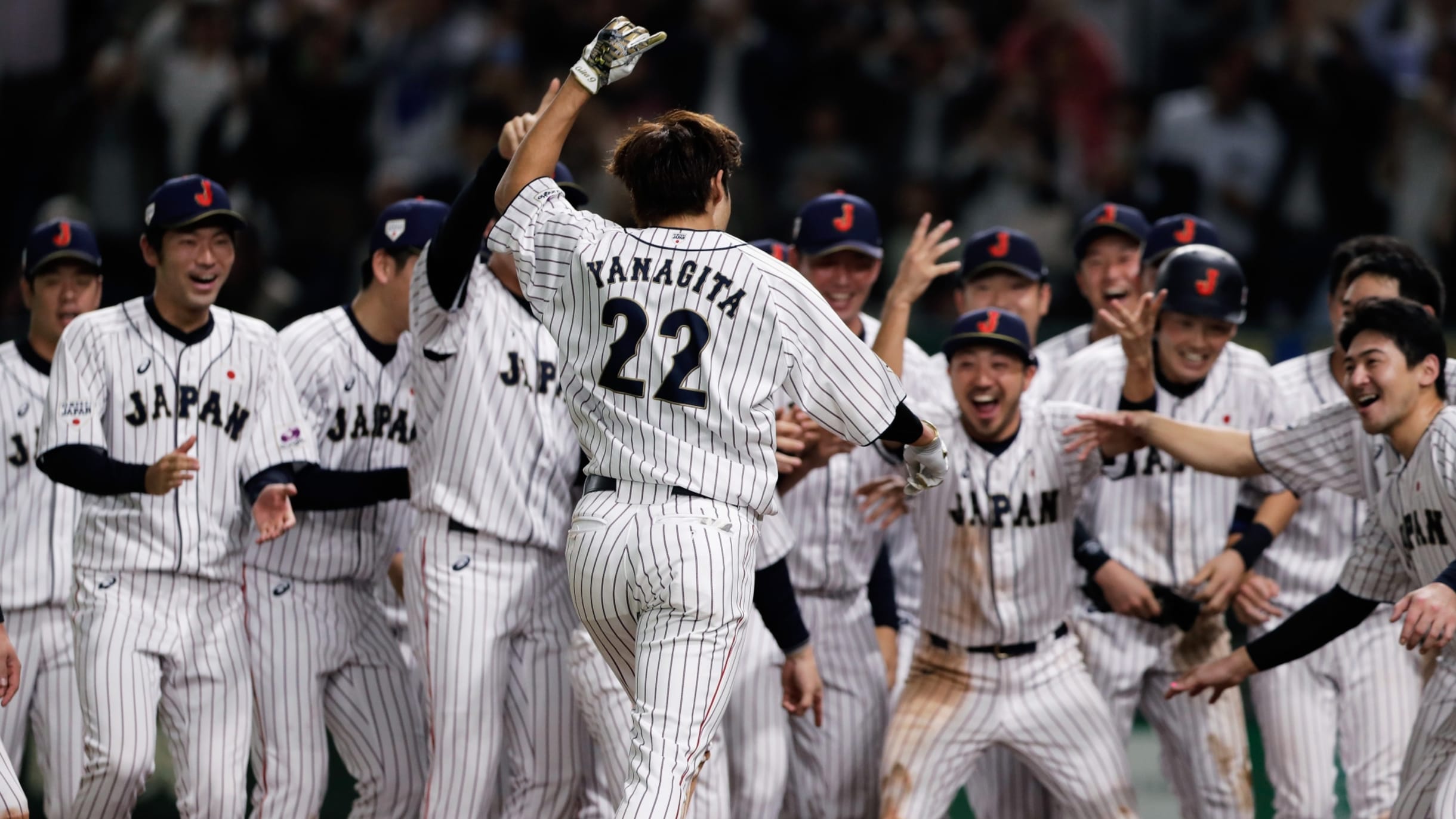 侍ジャパン 日本代表 柳田悠岐 背番号22番 Mサイズ レプリカ 