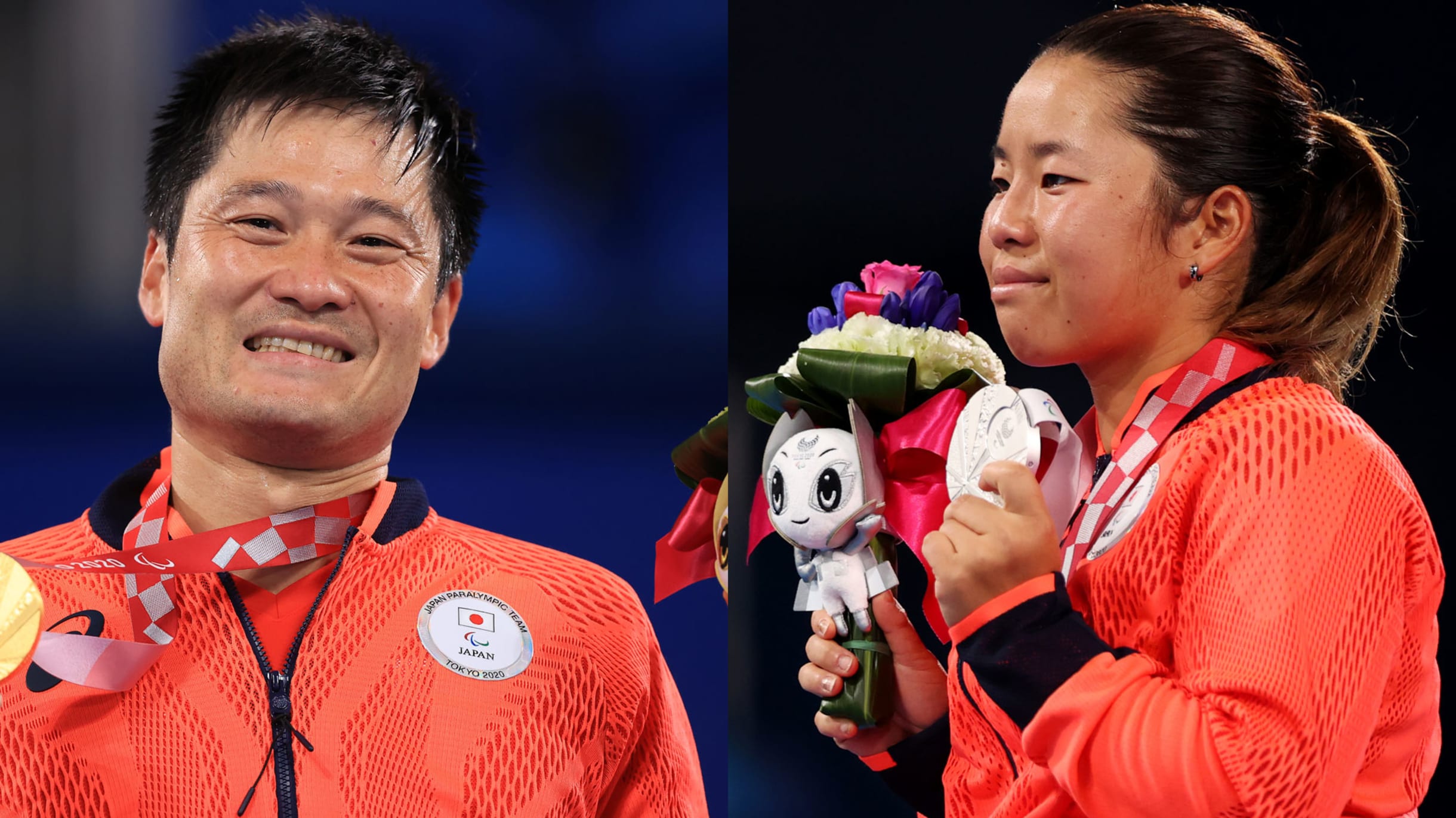 東京2020パラリンピック 車いすテニス メダル パラリンピック：車いすテニスで金メダルを狙う日本代表の国枝と上地