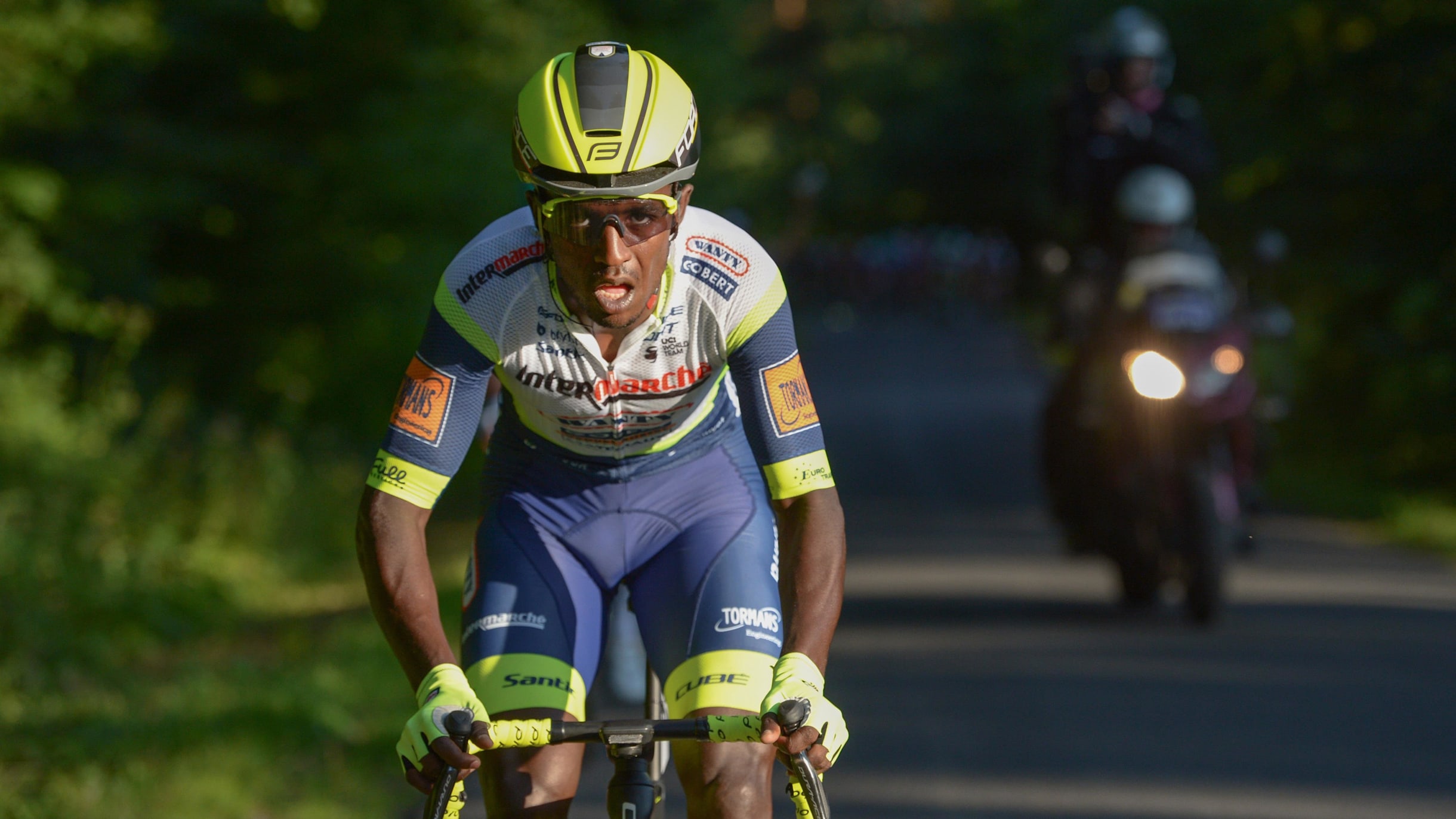 The colours of Belgium and its national light blue cycling jersey