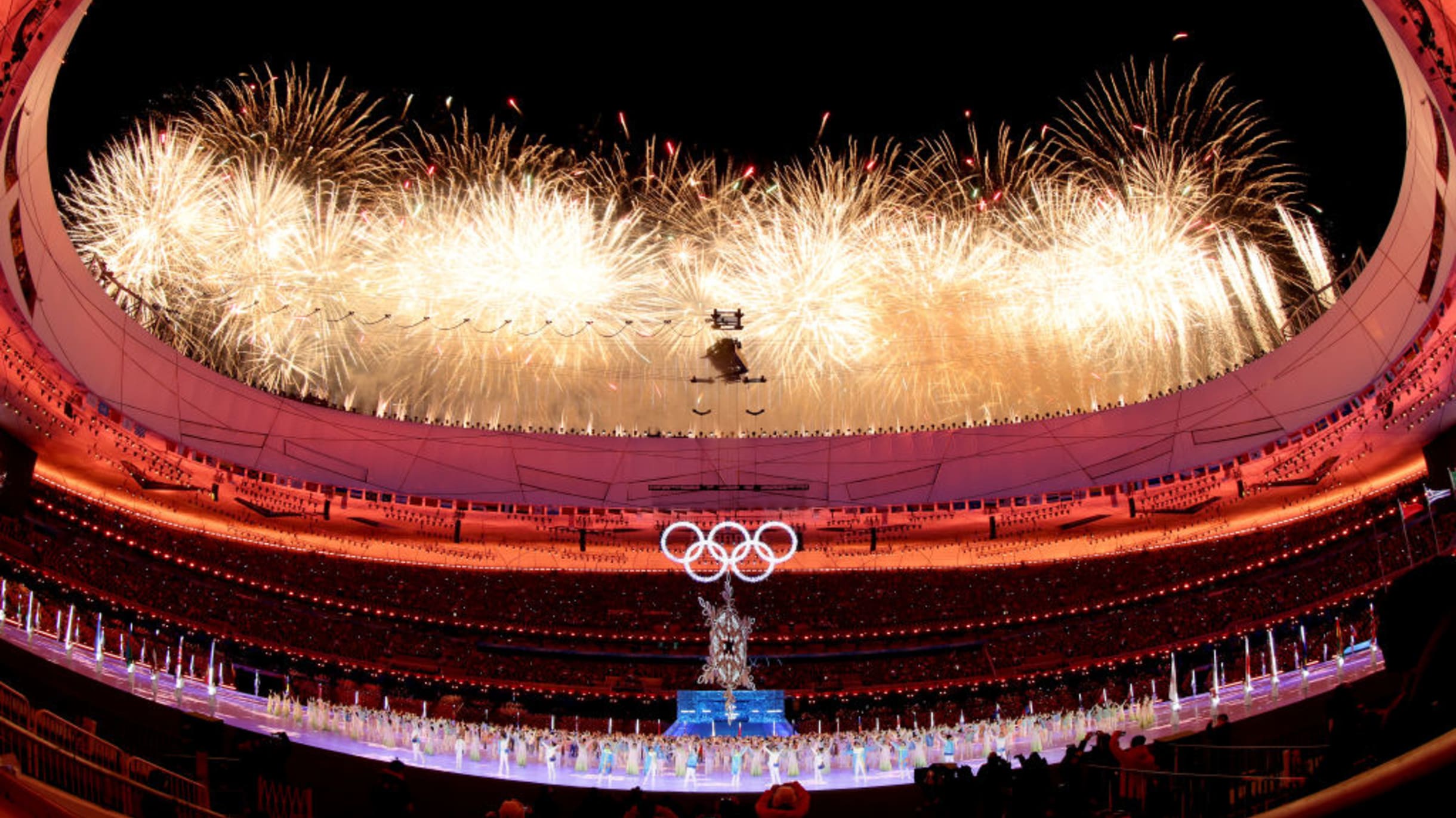 Os porta-estandartes de Portugal na Cerimônia de Abertura dos Jogos  Olímpicos de Inverno Beijing 2022