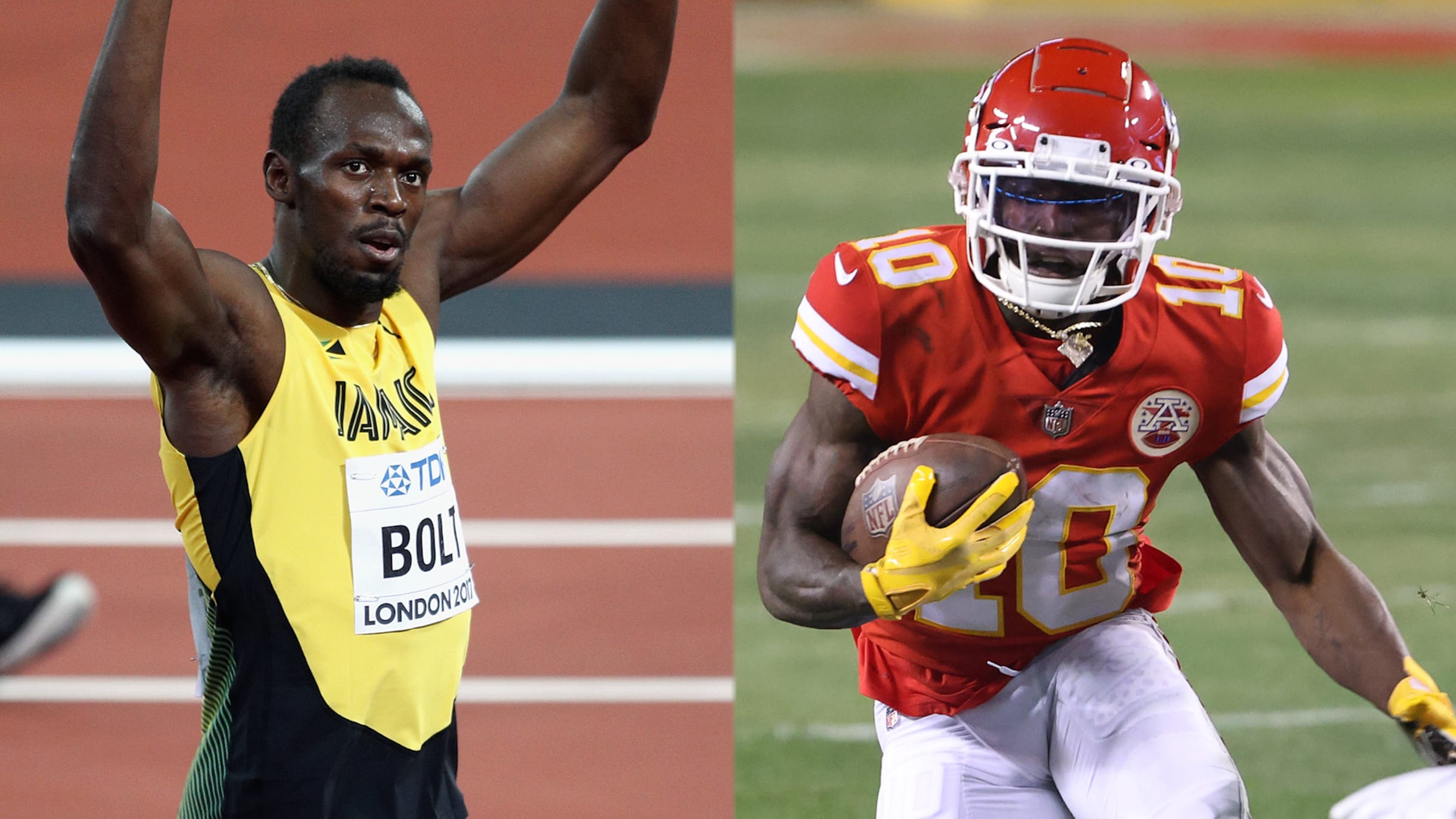 Miami Dolphins' Tyreek Hill wants to race gold medalist Usain Bolt