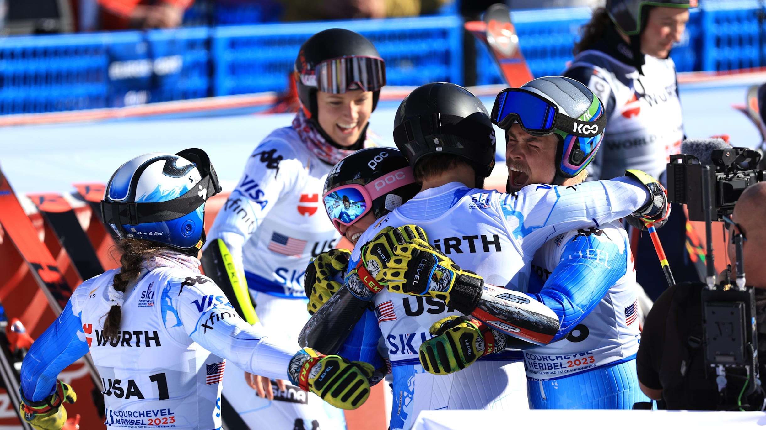 USA clinch Team event gold at 2023 FIS Alpine Ski World Championships