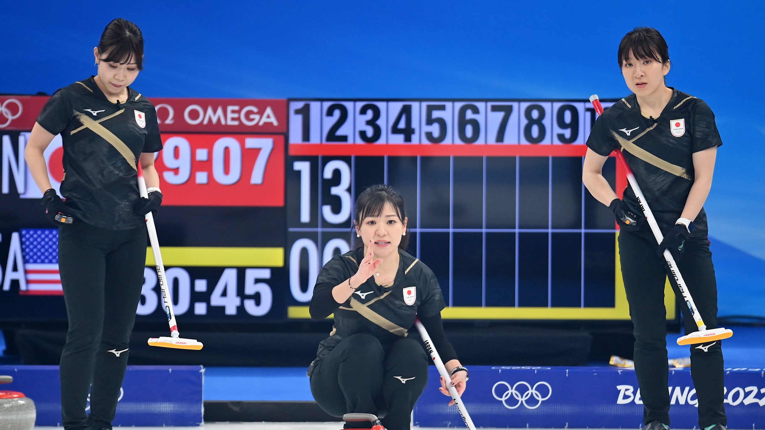 カーリング女子1次リーグ日本対アメリカ合衆国 - ロコ・ソラーレ