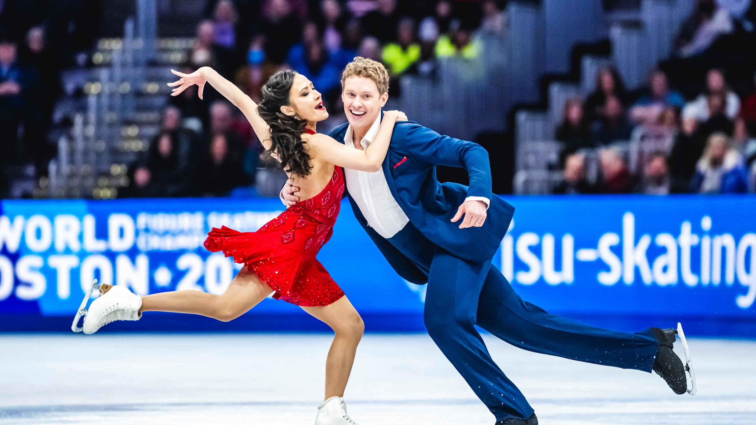 ISU World Figure Skating Championships 2025: Madison Chock and Evan Bates  sizzle into lead on home ice in season's best performance